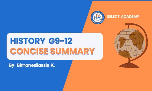 History Grade 9-12: Concise Summary